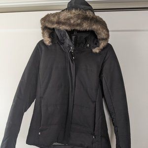 Obermeyer ski jacket with removable fur trim